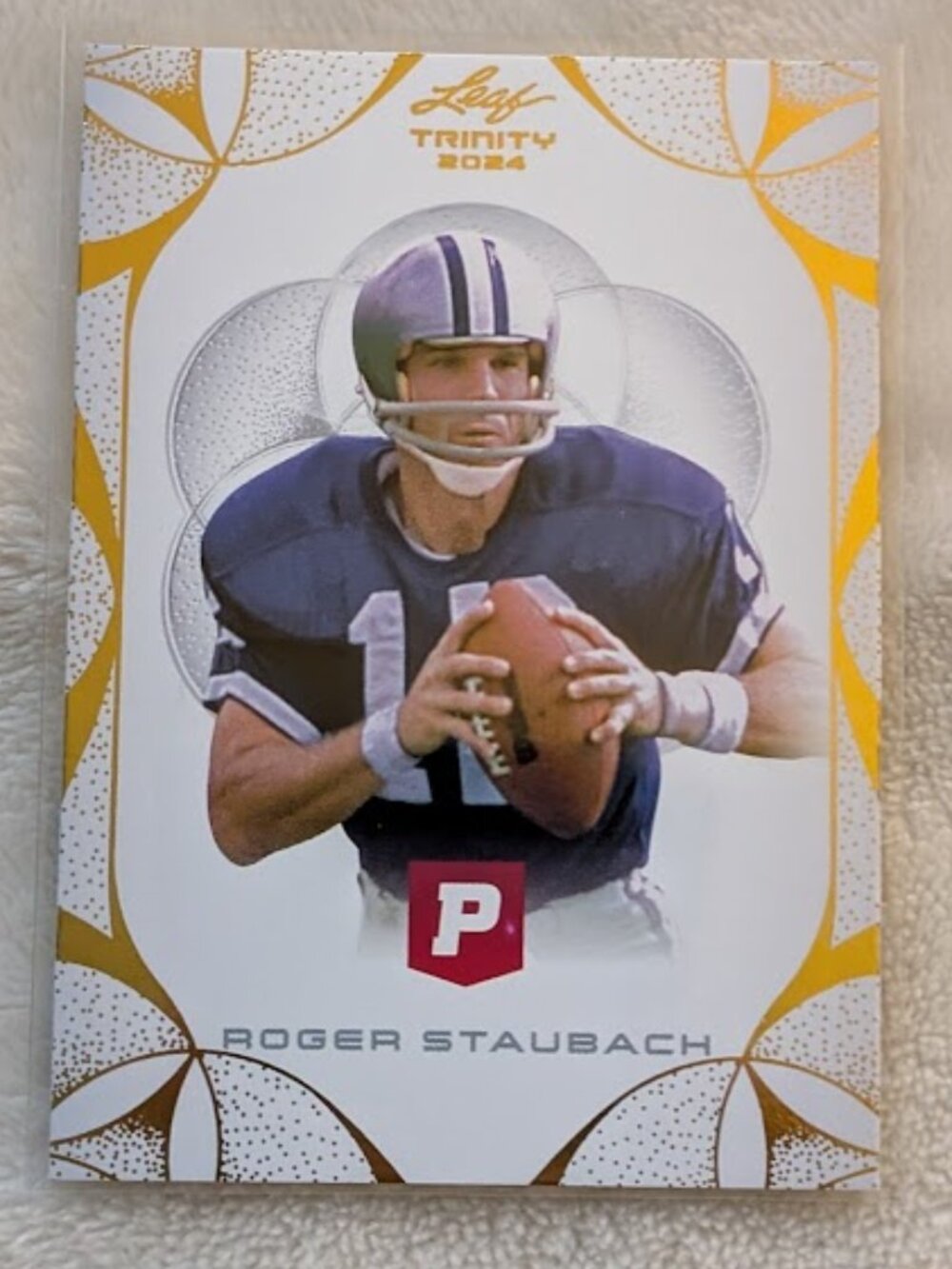 O1 2024 LEAF Trinity Pristine Roger Staubach #85